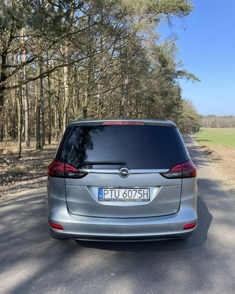 Opel Zafira cena 36000 przebieg: 157500, rok produkcji 2012 z Turek małe 781